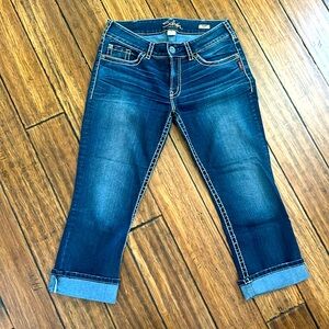 Silver Jeans Suki Capri, size 32